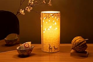 Light-Glow Fabric Lamp - Deer FL003, Beige