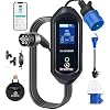 StromPuls-72-kW-Portable-EV-Charger-Smart-App-1-Phase-26inch-Large-Screen-IP65-5-Meter-TPU-Cable-Adjustable-Amp-BagWall-Holder-Clips-Pen-ProtectionEmergency-Earthing-Off-Option-Bundle StromPuls 7.2 kW Portable EV Charger, Smart App, 1 Phase, 2.6inch Large Screen, IP65, 5 Meter TPU Cable, Adjustable Amp, Bag,Wall Holder Clips, Pen Protection,Emergency Earthing Off Option (Bundle)