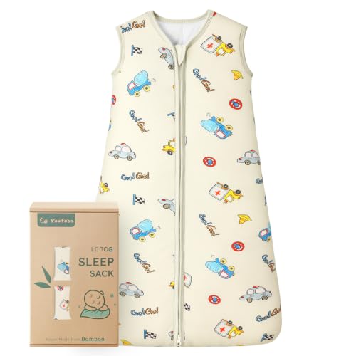 Image of Yoofoss Baby Sleep Sack 0-6 Months Rayon Made from Bamboo 1.0 Tog