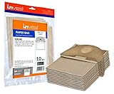 Cantidad: 10 bolsas de papel Invest Bolsas de papel para aspiradora Kärcher 6.904-322 WD2 MV2 (10 unidades)