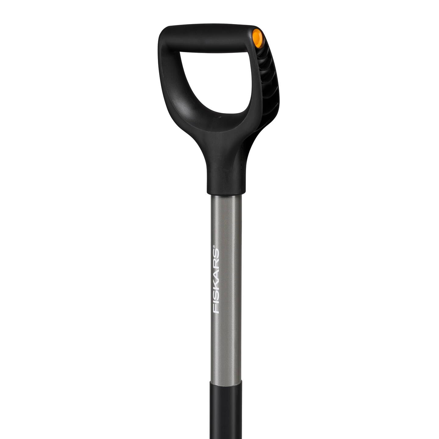 Fiskars Fourche à bêcher pour sols durs et pierreux, Avec 4 dents, Longueur : 132 cm, Acier au bore de haute qualité, Gris/noir, Ergonomic, 1070679