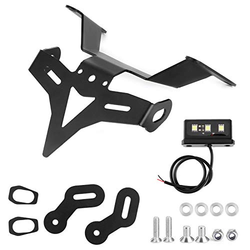L'aile de moto de moto élimine le support de plaque d'immatriculation avec LED adapté pour HONDA CB650R CBR650R 2019-2020 Cover