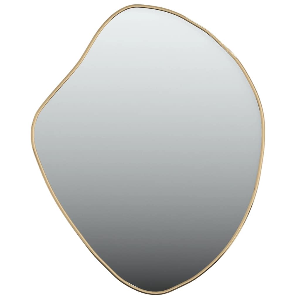 KGHFDVB Minimalistic Wall Mirror with PVC Frame, 50x40 cm, Wall Mounted Glass Mirror for Bedroom, Hallway, Living Room, Bathroom Decor