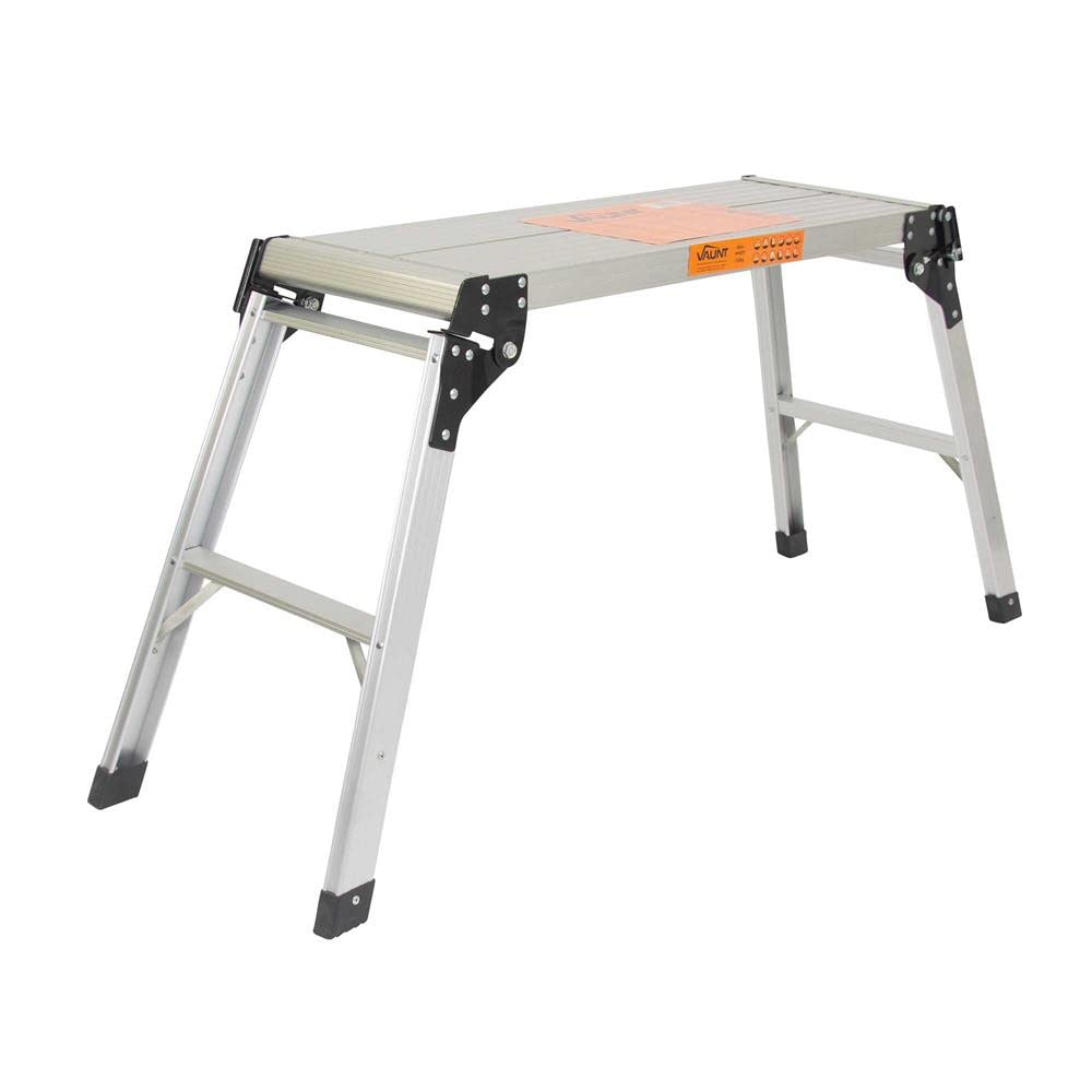 Vaunt Aluminium Work Platform 825mm x 300mm Folding Long Hop Up Step Up