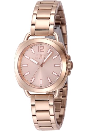 Invicta Wildflower Lady 32mm Stainless Steel Rose Gold Rose Gold dial PC21 Quartz