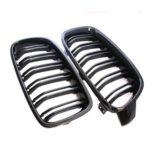 Parrillas de riñón con acabado negro brillante premium para parachoques de BMW Serie 3
