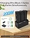 LKTOP 200W Mavic 3 Pro Battery Charging Hub (3.5X Super Fast) Mavic 3T/3E/3TA Parallel Charger for DJI Mavic3/Pro/Classic/Cine/Enterprise Drone, 60% Storage/95% Fast Mode (Charge 3 Batteries: 1hr)