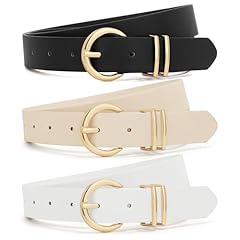 Round Buckle Black+white+beige