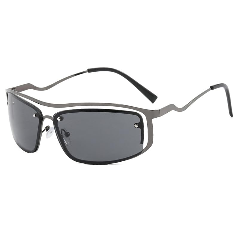Lunettes de soleil punk anti éblouissement protection UV400 luxe