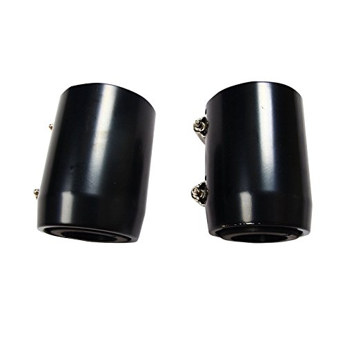 48" Black Stainless Steel Radiator Flexible Coolant Hose Kit With Caps Universal #TOP4