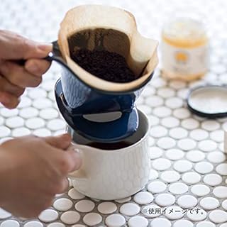 ZERO JAPAN Ceramic Coffee Dripper - Small - Drip Cone Brewer ... (Jeans Blue)