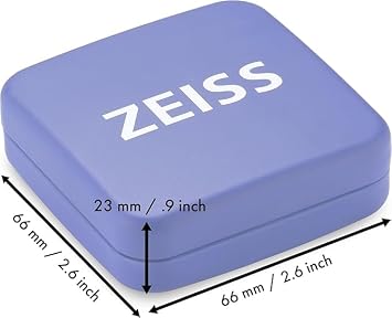 ZEISS Lens Cleaning Accessory Tin Box Containers with Hinge Lids, Pack of 4
