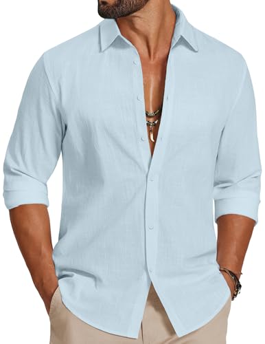 COOFANDY Men's Cotton Shirt