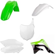 Polisport Motocross MX Replica Plastic Kit for Kawasaki KX 450F 2013-15 OEM Quality, Durable, Flexible & Perfect Fit Green/White/Black