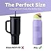Jmoe USA Silicone Boot Sleeve + Hand Grip for Owala 40oz Water Bottle | BPA Free & Food-Grade Silicone Rubber | Protective Anti-Slip Bottom Bumper Cover | Protects Against Scratches (Retro Boardwalk)