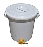 MATURATORE in PLASTICA ALIMENTARE da 50 Kg di miele con coperchio e rubinetto
