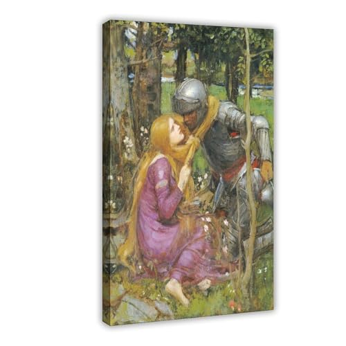 Impression sur toile The Beautiful Lady Without Mercy de Waterhouse déco 30x40 cm