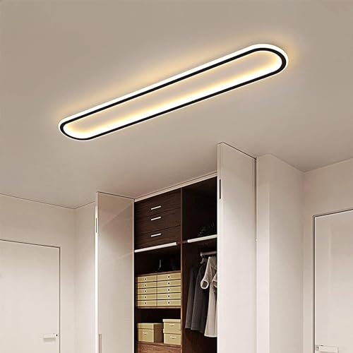 Plafonnier de couloir LED moderne dimmable pour éclairage intérieur de hall d'entrée - 4