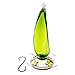 Blown Glass Hummingbird Feeder with Percy, Green, Emerald City, Best Home Products