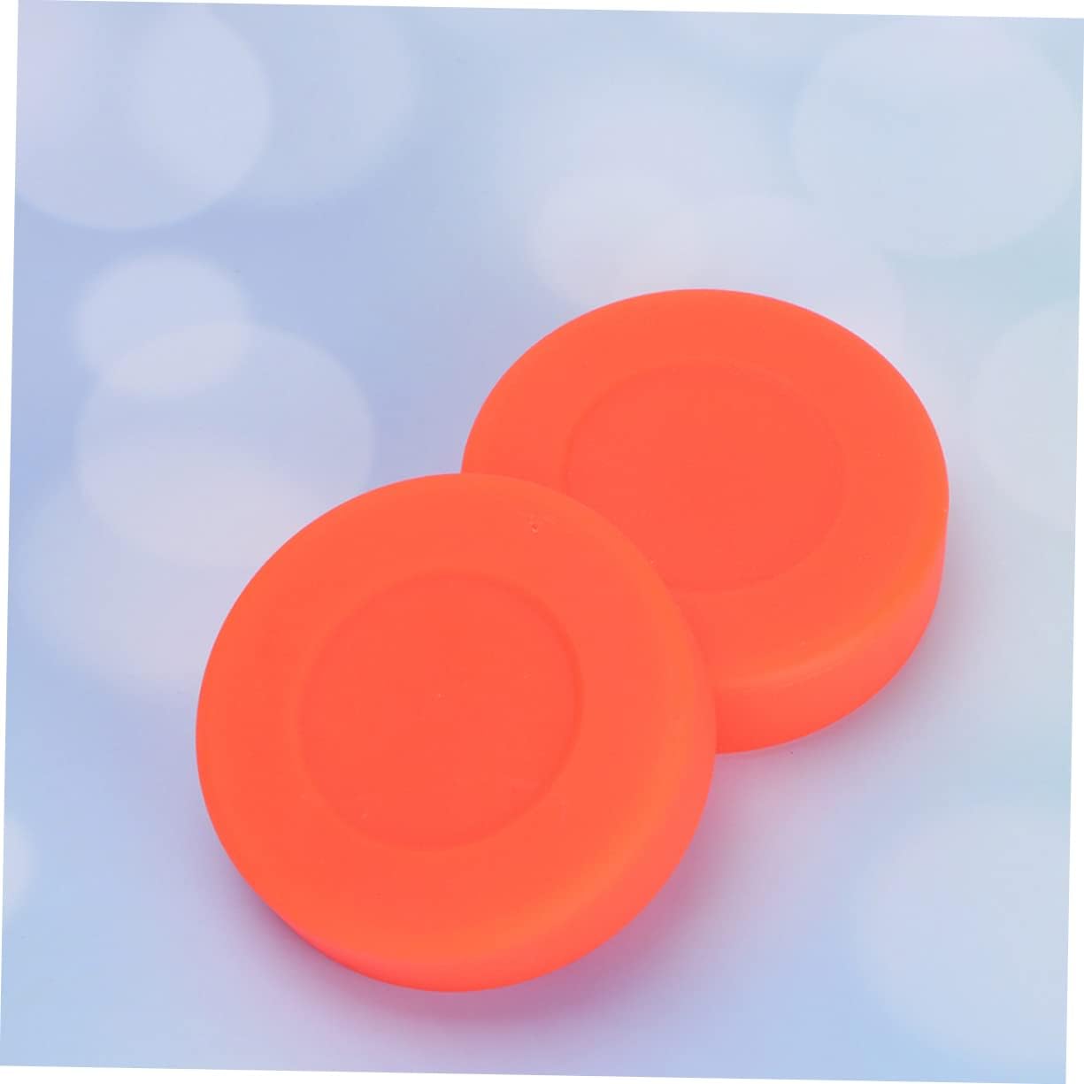 KICHOUSE 10pcs Ice Hockey PVC Balls Hockey Puck Accessories Standard Balls Bounce Pucks for Game