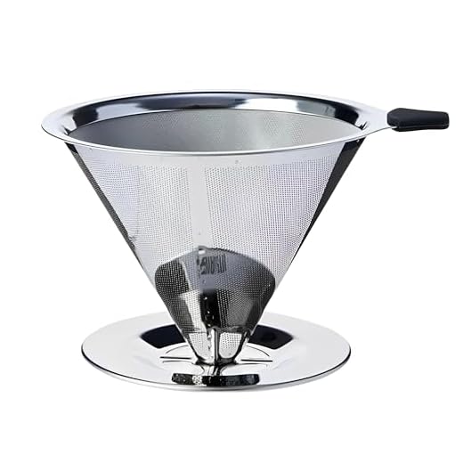 Coador Filtro De Café 103 Inox Peneira Aço Reutilizável Dúravel Sem Uso De Papel Premium