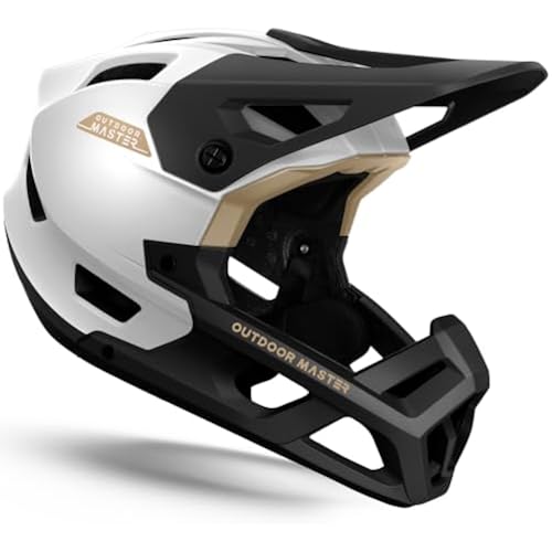 OutdoorMaster Full Face Mountain Bike Helmet, Lightweight for BMX/DH
