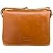Produktbild dbramante1928 - Marselisborg Laptoptasche 14 Zoll für Damen und Herren - Aktentasche mit einem verstellbaren Schultergurt - Aus robustem und hochwertigem Leder - Braun