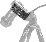 for DSLR Camera L Bracket Plate for Vertical and Horizontal, Quick Release Tripod Stabilizer Mounting Plate with Multiple Extension Options