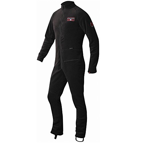 Nookie Hidratación con Agua del Traje térmico Iceman - Negro Hielo - Capas térmicas de Calor térmico