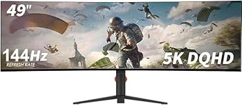 49インチ超ワイドデュアル 144Hz 5K DQHD モニター (144HZ) Amazon.co.jp: AIMIYU 49インチ超ワイドデュアルQHD（5120 x