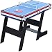 CARACHOME Mesa multijuego Plegable 4 en 1, Mesa de Billar/Air Hockey/Mini Mesa...