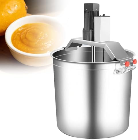 40L Commercial Automatic Food Mixer, Stainless Steel Heated Bowl, Detachable Blade for Hot Pot Base, Sauces, Soups, Jams & Chocolates - Stable & Efficient
