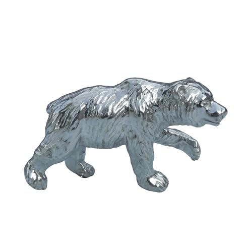 Figurine Ours, Porte-Bonheur Ours, Faite Main en Étain par William Sturt aux Étains de Jumilhac