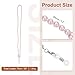 PATIKIL Eye Glasses Holders Around Neck, Pink Pearl Eyeglasses Strap Fashion Stylish Beaded Lanyard Glasses Chain for Women Sunglasses Old Lady Glass