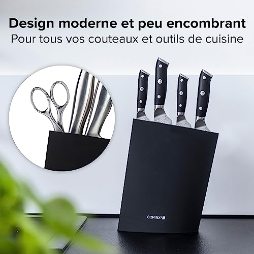 Coninx Bloc Couteaux Universel Noir Sans Couteaux À Lamelles Flexibles – vue 5