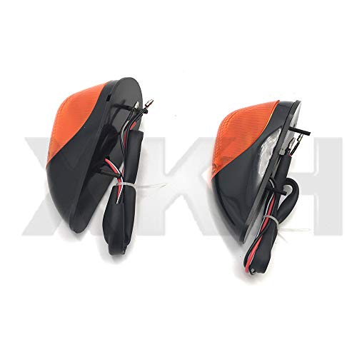 Xkh- Replacement Of Amber Front Turn Signals Fit Kawasaki Ninja Ex 250 1988-2007 2001 2002 2003 Ue #TOP3