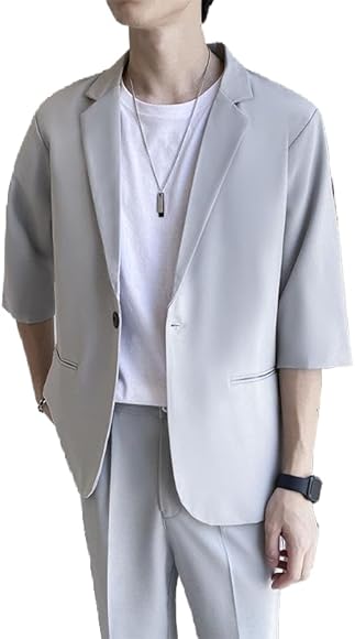 Amazon.co.jp: [YAYAMIYA] ジャケット 夏用 ビジネスジャケット メンズ 