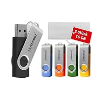 Intenso – Intenso 5X 16 GB USB-Stick Basic Line USB 2.0 Speichersticks