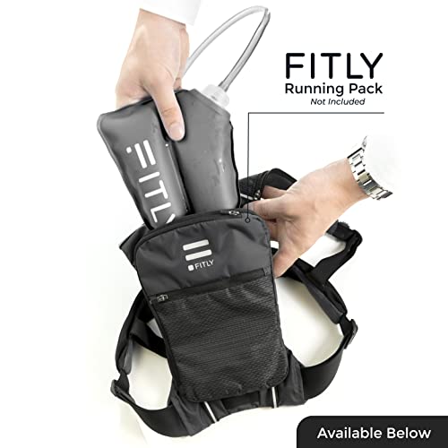 FITLY Soft Flask 500ml - Shrinks As You Drink Soft Water Bottle for Hydration On The Move - Collapsible Running Water Bottle, Hiking, Cycling - Soft Flask Running - Image 4