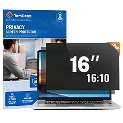 [2-Pack] 16 Inch Laptop Privacy Screen, Anti-Glare Blue Light Filter