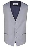 4-Knopf Wilvorst Festliche Herren Weste (447102/34), Größe:50, Farbe:Blau (34)