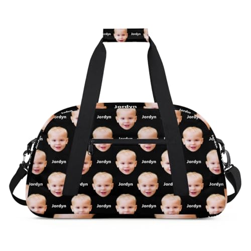 Custom Name Soccer Bag for Boys, Personalized Gym Duffle