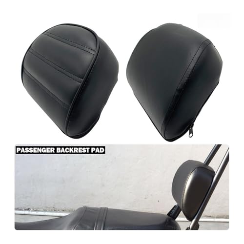 Coussin dossier passager Softail ergonomique à fixation rapide