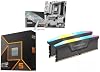 Combo placa base CPU memoria NEWEGG - Paquete placa base B850 con CPU Ryzen 5 9600X 6 núcleos 3.9 GHz y memoria de escritorio 16GB (2 x 8GB) 288-Pin PC RAM DDR5 6000 2