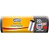 Swirl Vuilniszakken met bevestigingsband, extra lang, 30 liter, 1 rol met 10 zakken, antraciet