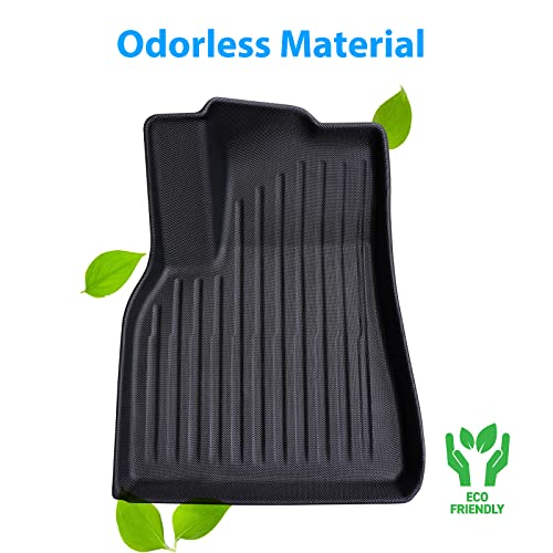 6Pcs Full Sets Tesla Model Y Floor Mats 2022 2023 2021, All Weather 1St&2Nd Seater Floor Mat And Front & Rear Trunk Mat, Waterproof Anti-Slip Heavy Duty Cargo Liner Mat, Car Accessories #TOP2