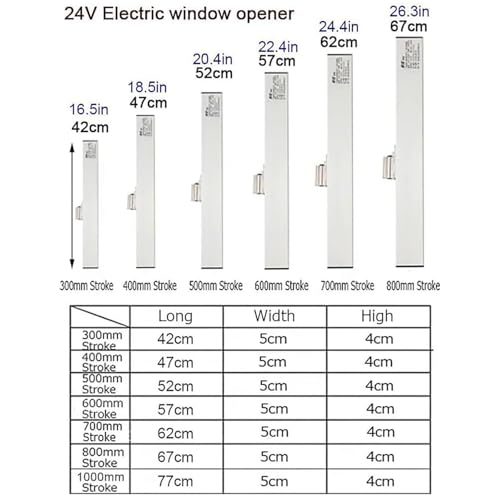 Abreventanas eléctrico con mando de doble cadena para techo 7