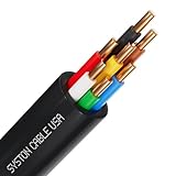 SYSTON 18/7 Solid Copper Sprinkler Wire, 18 Gauge 7 Conductors Irrigation Wire,...