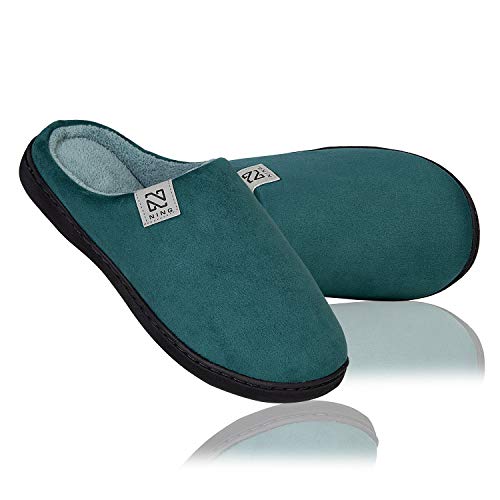 Watelves Men's And Women's Classic Memory Foam Slippers Comfort Plush Lining House Shoes For Indoor & Outdoor ,10.5-11.5 Women/8.5-9.5 Men #TOP1