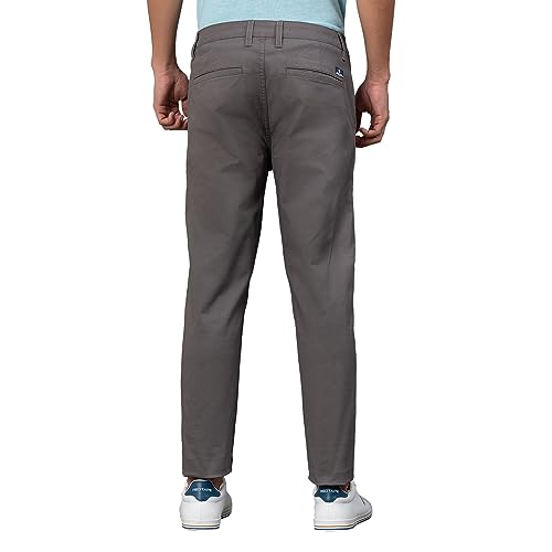 Image of Red Tape Casual Chinos for Men | Grey | Solid Woven Chinos | Skinny |Comfortable & Breathable | Durable & Moisture Absorbent | Cotton Chinos for Men